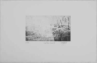 Jean-Pierre TINGAUD : La terre ouverte, Gravure originale (vue générale) - Crédit photo : Galerie Art.Paris