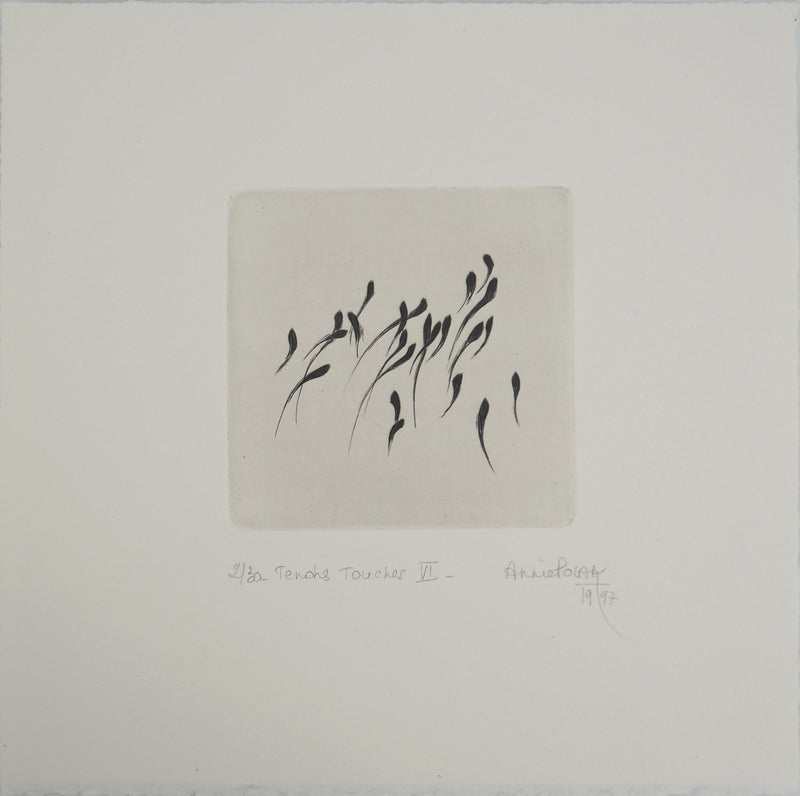 Annie POLAK : Composition abstraite, Gravure originale (vue générale) - Crédit photo : Galerie Art.Paris