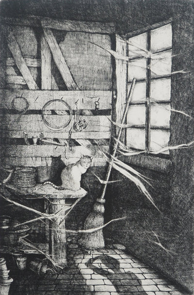 Isabelle DE FONT-REAULX : Demain cet inconnu, Gravure originale (photo de détail 3) - Crédit photo : Galerie Art.Paris