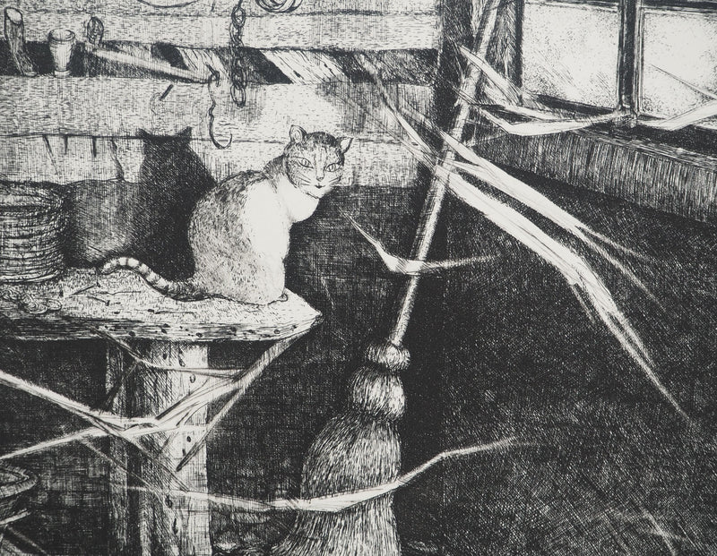Isabelle DE FONT-REAULX : Demain cet inconnu, Gravure originale (photo de détail 4) - Crédit photo : Galerie Art.Paris