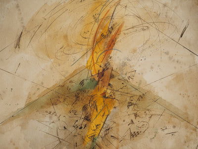 Georges DUSSAU : Composition abstraite, Lithographie originale (photo de détail 4) - Crédit photo : Galerie Art.Paris