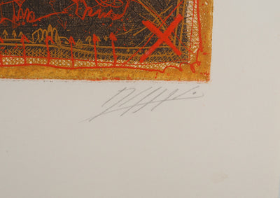 Georges DUSSAU : Double face, Gravure originale (photo de détail 2) - Crédit photo : Galerie Art.Paris