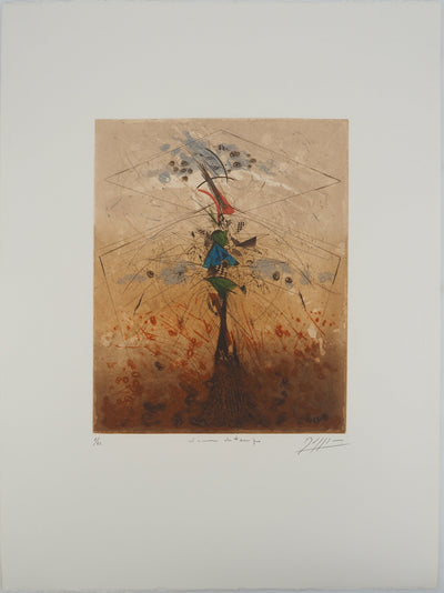 Georges DUSSAU : L'écume du temps, Gravure originale (vue générale) - Crédit photo : Galerie Art.Paris