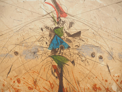 Georges DUSSAU : L'écume du temps, Gravure originale (photo de détail 4) - Crédit photo : Galerie Art.Paris