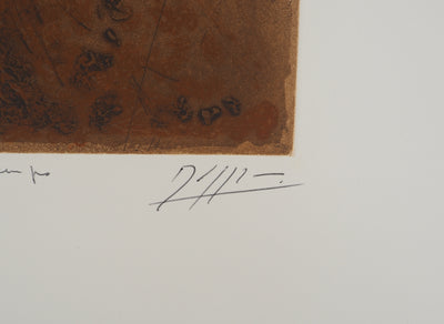 Georges DUSSAU : L'écume du temps, Gravure originale (photo de détail 2) - Crédit photo : Galerie Art.Paris