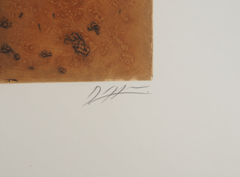Georges DUSSAU : Le temps du retour, Gravure originale (photo de détail 2) - Crédit photo : Galerie Art.Paris