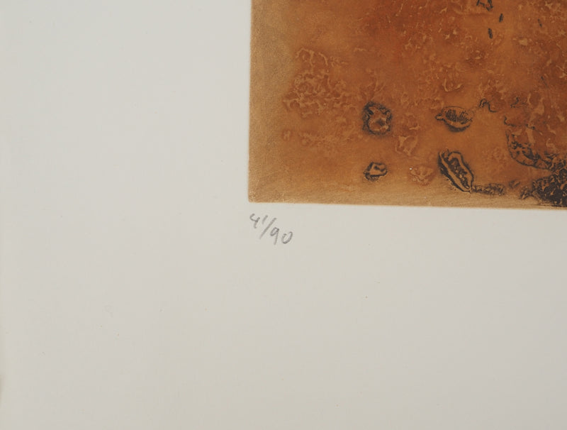 Georges DUSSAU : Le temps du retour, Gravure originale (photo de détail 5) - Crédit photo : Galerie Art.Paris