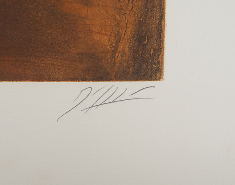 Georges DUSSAU : Le retour des vestales, Gravure originale (photo de détail 2) - Crédit photo : Galerie Art.Paris