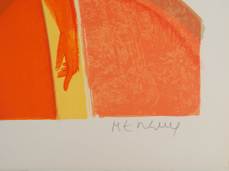 Frédéric MENGUY : La mariée, Lithographie originale (photo de détail 2) - Crédit photo : Galerie Art.Paris