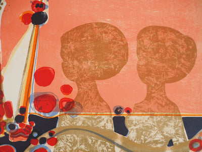 Frédéric MENGUY : Les voiliers, Lithographie originale (photo de détail 4) - Crédit photo : Galerie Art.Paris