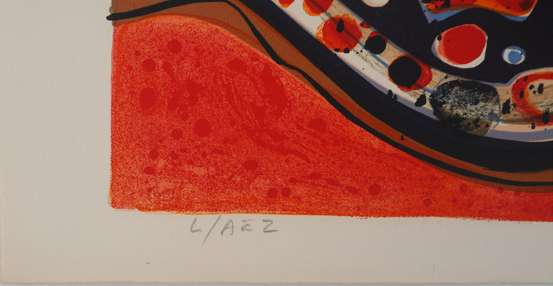Frédéric MENGUY : Les voiliers, Lithographie originale (photo de détail 6) - Crédit photo : Galerie Art.Paris