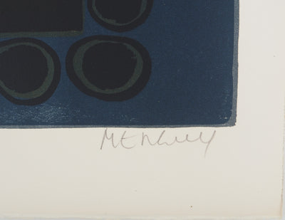 Frédéric MENGUY : La jeune fille à travers la serrure, Lithographie originale (photo de détail 2) - Crédit photo : Galerie Art.Paris