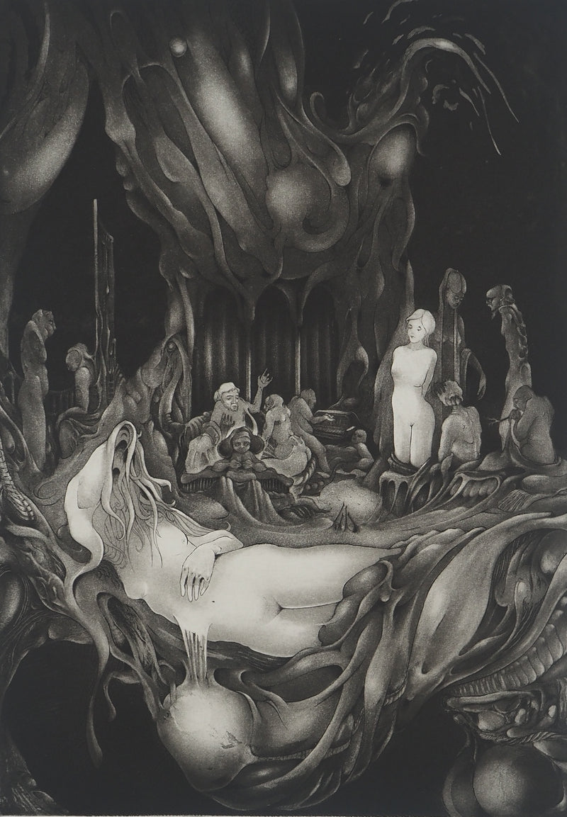 Pierre SPALAIKOVITCH : La luxure, Gravure originale (photo de détail 3) - Crédit photo : Galerie Art.Paris