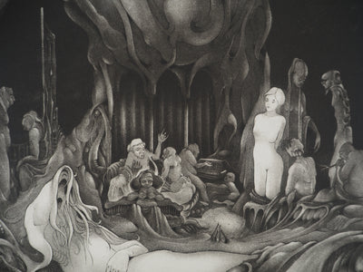 Pierre SPALAIKOVITCH : La luxure, Gravure originale (photo de détail 4) - Crédit photo : Galerie Art.Paris