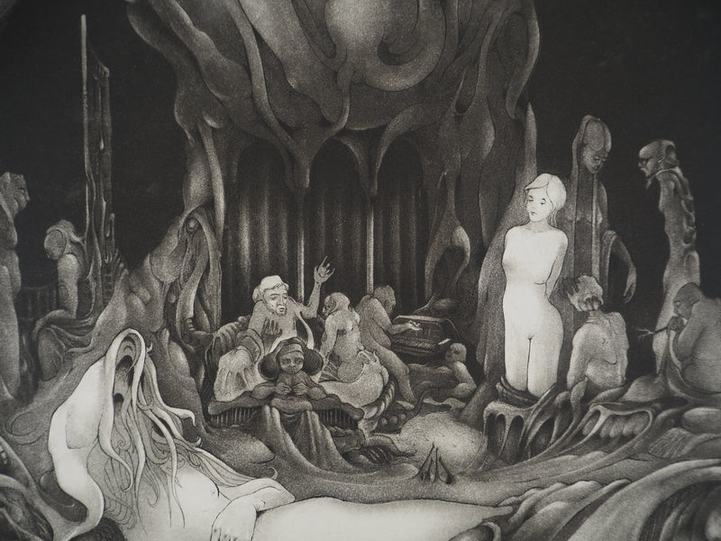 Pierre SPALAIKOVITCH : La luxure, Gravure originale (photo de détail 4) - Crédit photo : Galerie Art.Paris