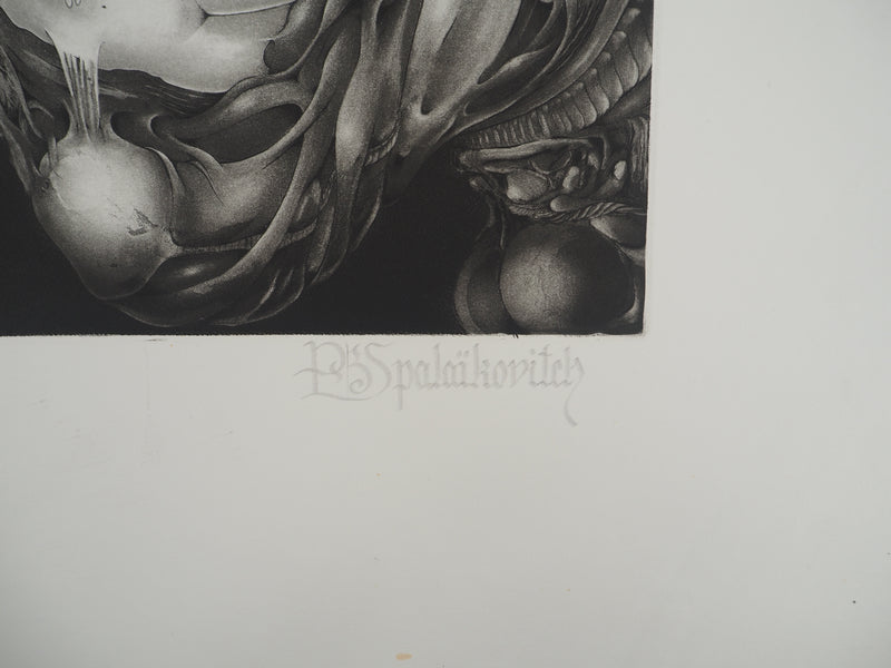 Pierre SPALAIKOVITCH : La luxure, Gravure originale (photo de détail 2) - Crédit photo : Galerie Art.Paris