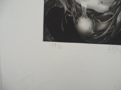Pierre SPALAIKOVITCH : La luxure, Gravure originale (photo de détail 5) - Crédit photo : Galerie Art.Paris
