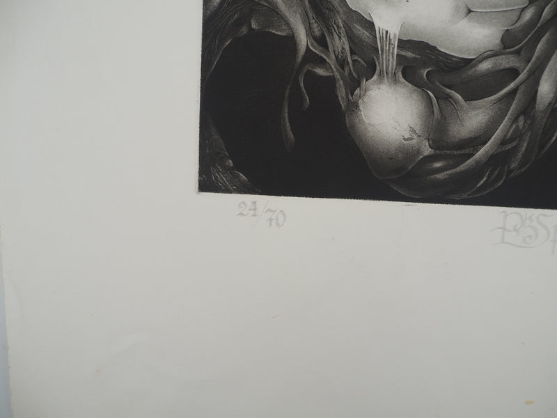 Pierre SPALAIKOVITCH : La luxure, Gravure originale (photo de détail 5) - Crédit photo : Galerie Art.Paris