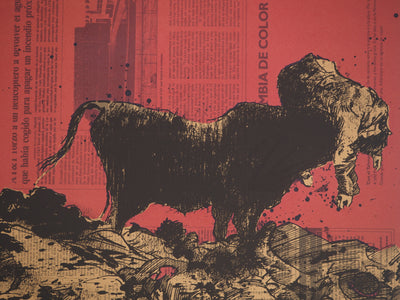Claude HASTAIRE : L'actualité de Goya VI, Lithographie originale (photo de détail 4) - Crédit photo : Galerie Art.Paris