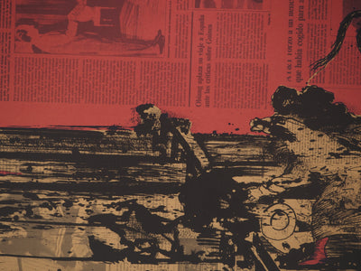 Claude HASTAIRE : L'actualité de Goya VI, Lithographie originale (photo de détail 5) - Crédit photo : Galerie Art.Paris
