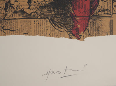 Claude HASTAIRE : L'actualité de Goya VI, Lithographie originale (photo de détail 2) - Crédit photo : Galerie Art.Paris