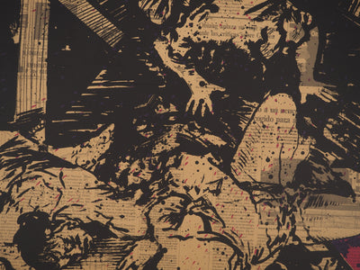 Claude HASTAIRE : L'actualité de Goya II, Lithographie originale (photo de détail 5) - Crédit photo : Galerie Art.Paris