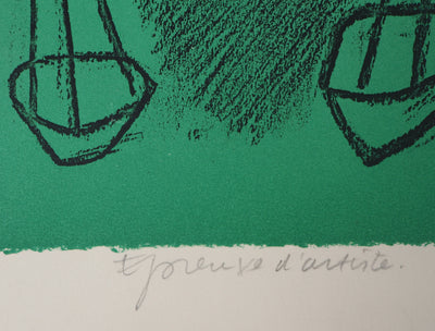Guillaume CORNEILLE : Les douze signes du zodiaque, Lithographie originale (photo de détail 6) - Crédit photo : Galerie Art.Paris