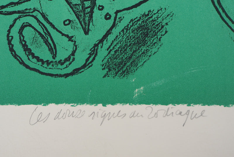 Guillaume CORNEILLE : Les douze signes du zodiaque, Lithographie originale (photo de détail 7) - Crédit photo : Galerie Art.Paris