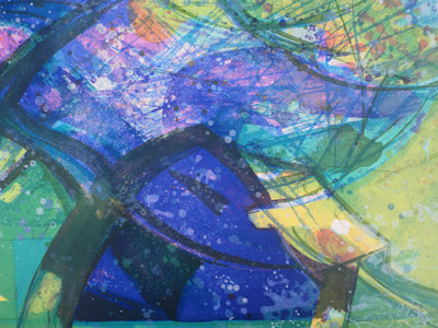 Camille HILAIRE : Normandie, les pommiers en fleur, Lithographie originale (photo de détail 6) - Crédit photo : Galerie Art.Paris
