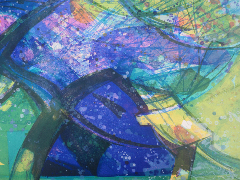 Camille HILAIRE : Normandie, les pommiers en fleur, Lithographie originale (photo de détail 6) - Crédit photo : Galerie Art.Paris