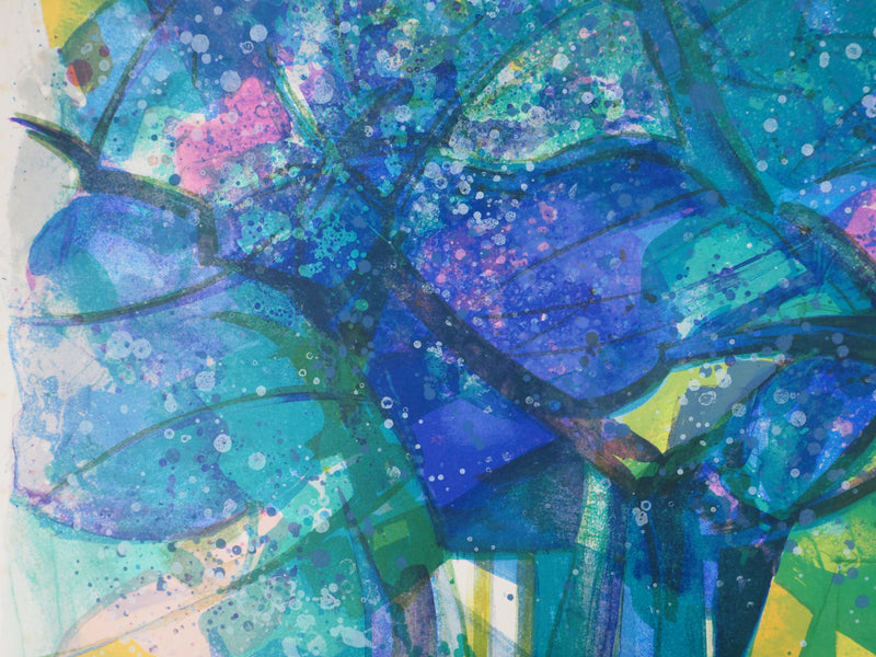 Camille HILAIRE : Normandie, les pommiers en fleur, Lithographie originale (photo de détail 7) - Crédit photo : Galerie Art.Paris