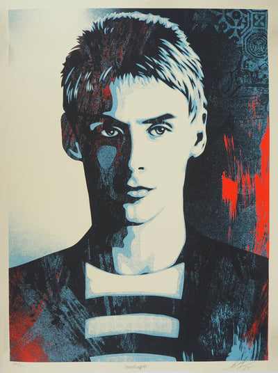Shepard FAIREY : The Tranquility of Solitude (Paul Weller), Sérigraphie originale (vue générale) - Crédit photo : Galerie Art.Paris