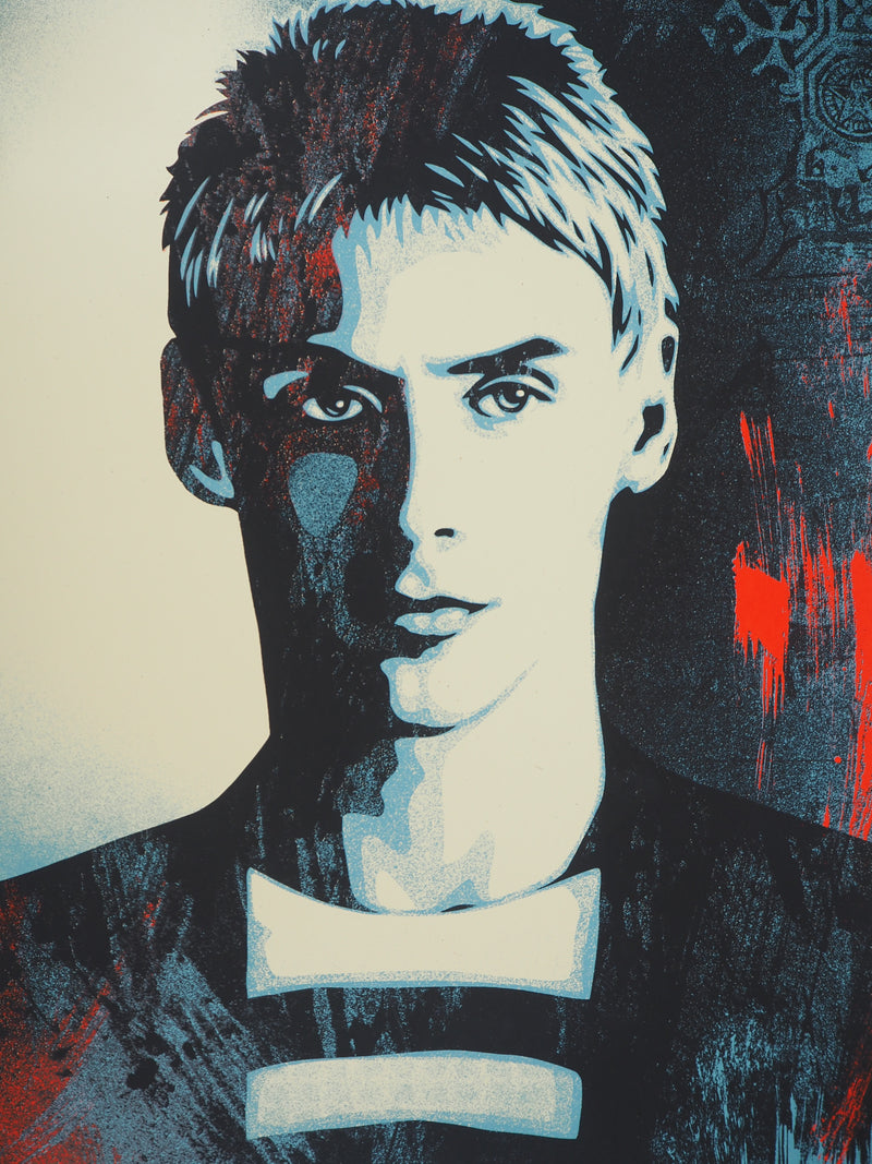 Shepard FAIREY : The Tranquility of Solitude (Paul Weller), Sérigraphie originale (photo de détail 3) - Crédit photo : Galerie Art.Paris