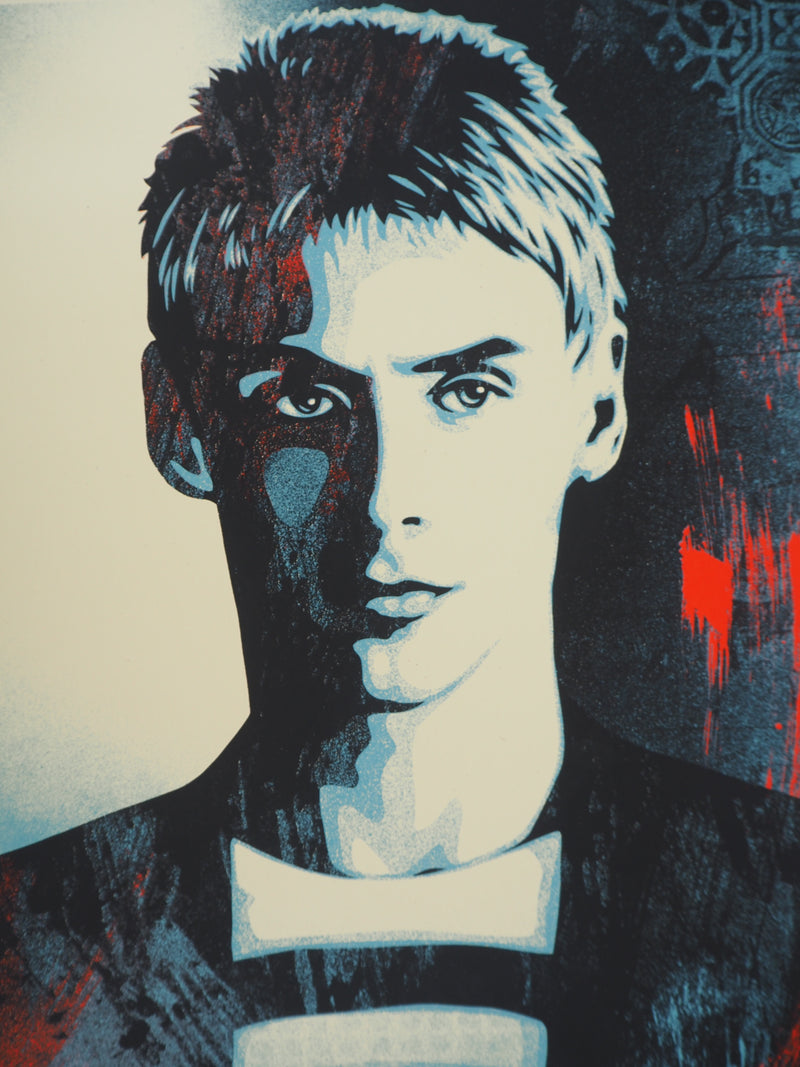 Shepard FAIREY : The Tranquility of Solitude (Paul Weller), Sérigraphie originale (photo de détail 4) - Crédit photo : Galerie Art.Paris