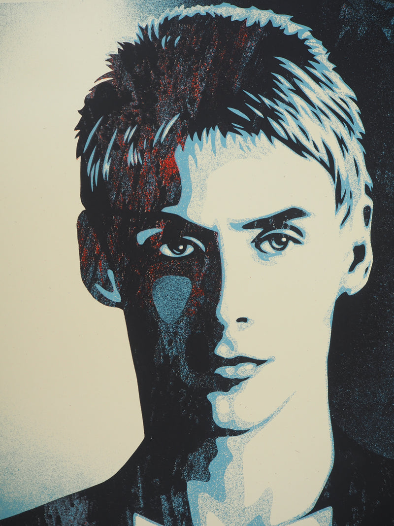Shepard FAIREY : The Tranquility of Solitude (Paul Weller), Sérigraphie originale (photo de détail 5) - Crédit photo : Galerie Art.Paris