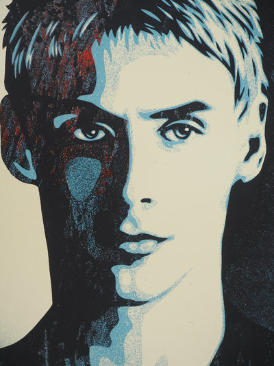 Shepard FAIREY : The Tranquility of Solitude (Paul Weller), Sérigraphie originale (photo de détail 6) - Crédit photo : Galerie Art.Paris