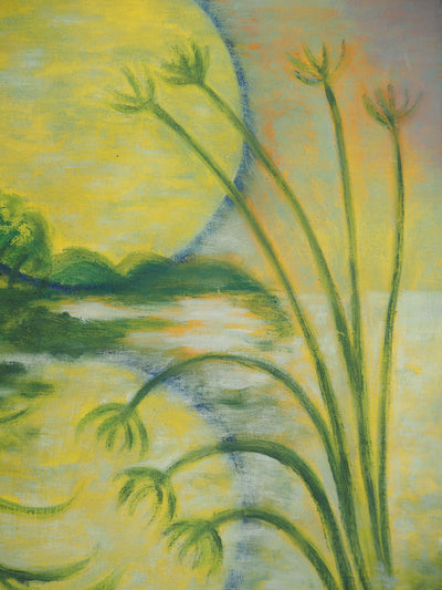 Meyer LAZAR : Soleil couchant, Lac de Galilée, Tableau original (photo de détail 6) - Crédit photo : Galerie Art.Paris