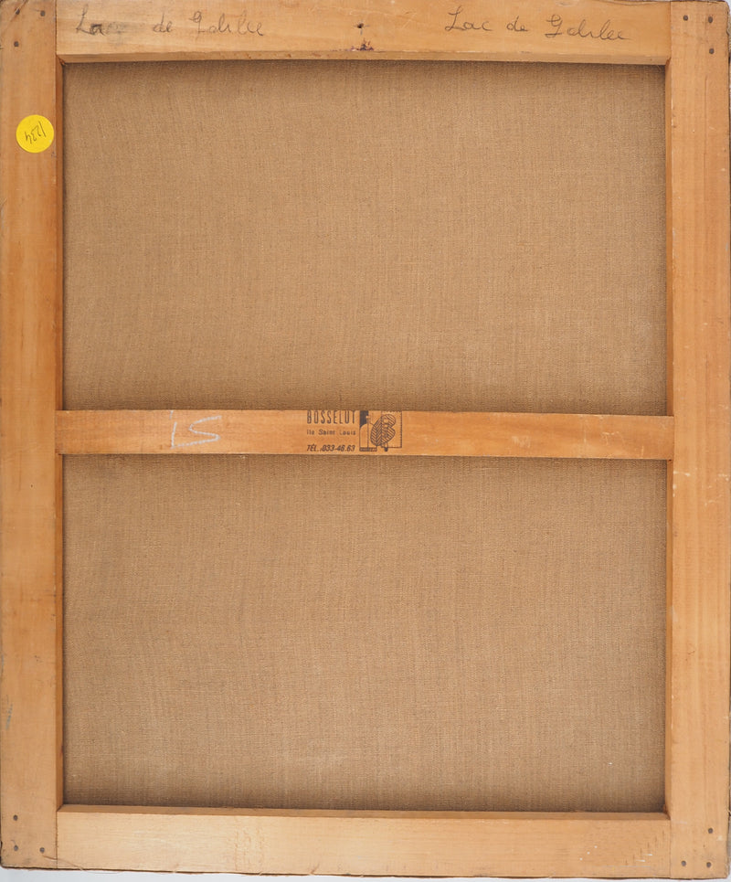 Meyer LAZAR : Soleil couchant, Lac de Galilée, Tableau original (photo de détail 9) - Crédit photo : Galerie Art.Paris