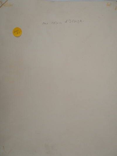 Victor VIKO : Ibiza, Vieille femme fumant, Aquarelle originale (photo de détail 7) - Crédit photo : Galerie Art.Paris