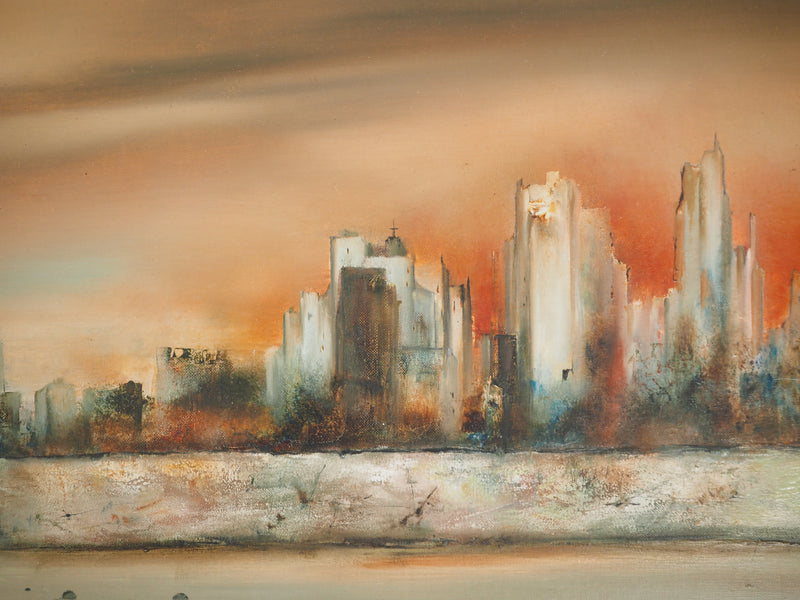 Bernard LOUEDIN : Araignée en ville, Tableau original (photo de détail 7) - Crédit photo : Galerie Art.Paris