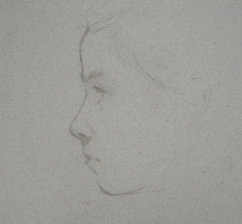 Léopold Franz KOWALSKI : Étude du nu féminin de dos, c, Dessin original (photo de détail 5) - Crédit photo : Galerie Art.Paris