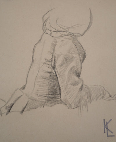 Léopold Franz KOWALSKI : Deux esquisses de veste, c, Dessin original (photo de détail 4) - Crédit photo : Galerie Art.Paris