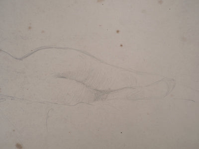 Léopold Franz KOWALSKI : Nu féminin de dos, c, Dessin original (photo de détail 4) - Crédit photo : Galerie Art.Paris