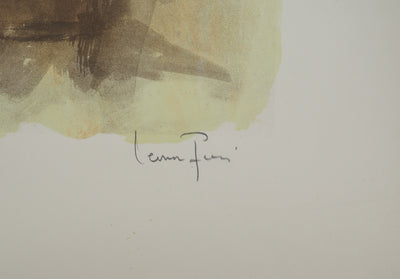 Leonor FINI : L'inquiétude, Lithographie originale (photo de détail 2) - Crédit photo : Galerie Art.Paris