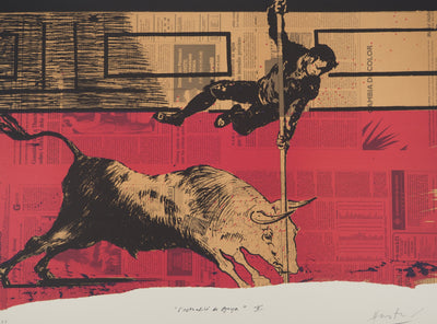 Claude HASTAIRE : L'actualité de Goya V, Lithographie originale (photo de détail 4) - Crédit photo : Galerie Art.Paris