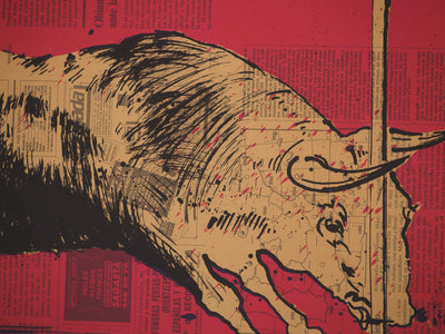 Claude HASTAIRE : L'actualité de Goya V, Lithographie originale (photo de détail 6) - Crédit photo : Galerie Art.Paris