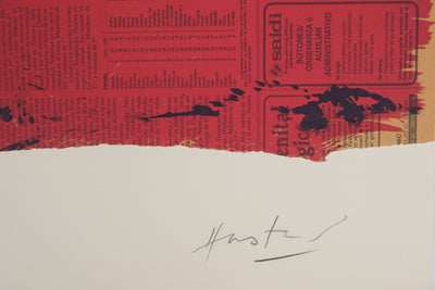 Claude HASTAIRE : L'actualité de Goya V, Lithographie originale (photo de détail 2) - Crédit photo : Galerie Art.Paris