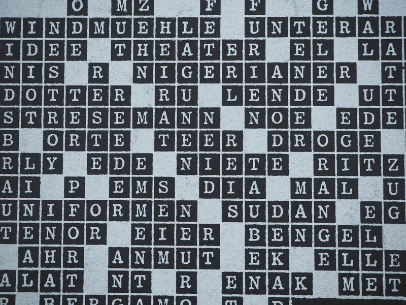 Joan RABASCALL : Mots croisés, Lithographie originale (photo de détail 4) - Crédit photo : Galerie Art.Paris