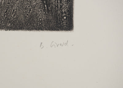 INCONNU : Au fil des mots, Gravure originale (photo de détail 2) - Crédit photo : Galerie Art.Paris