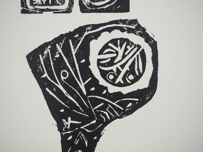 Jacques SPACAGNA : Arbre à signes , Gravure originale (photo de détail 4) - Crédit photo : Galerie Art.Paris